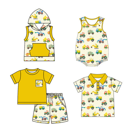 2.24 custom each style moq 5eta 4-6week Sibling Sister baby girl sets and boy rompers 1 and romper 2 and top match family design