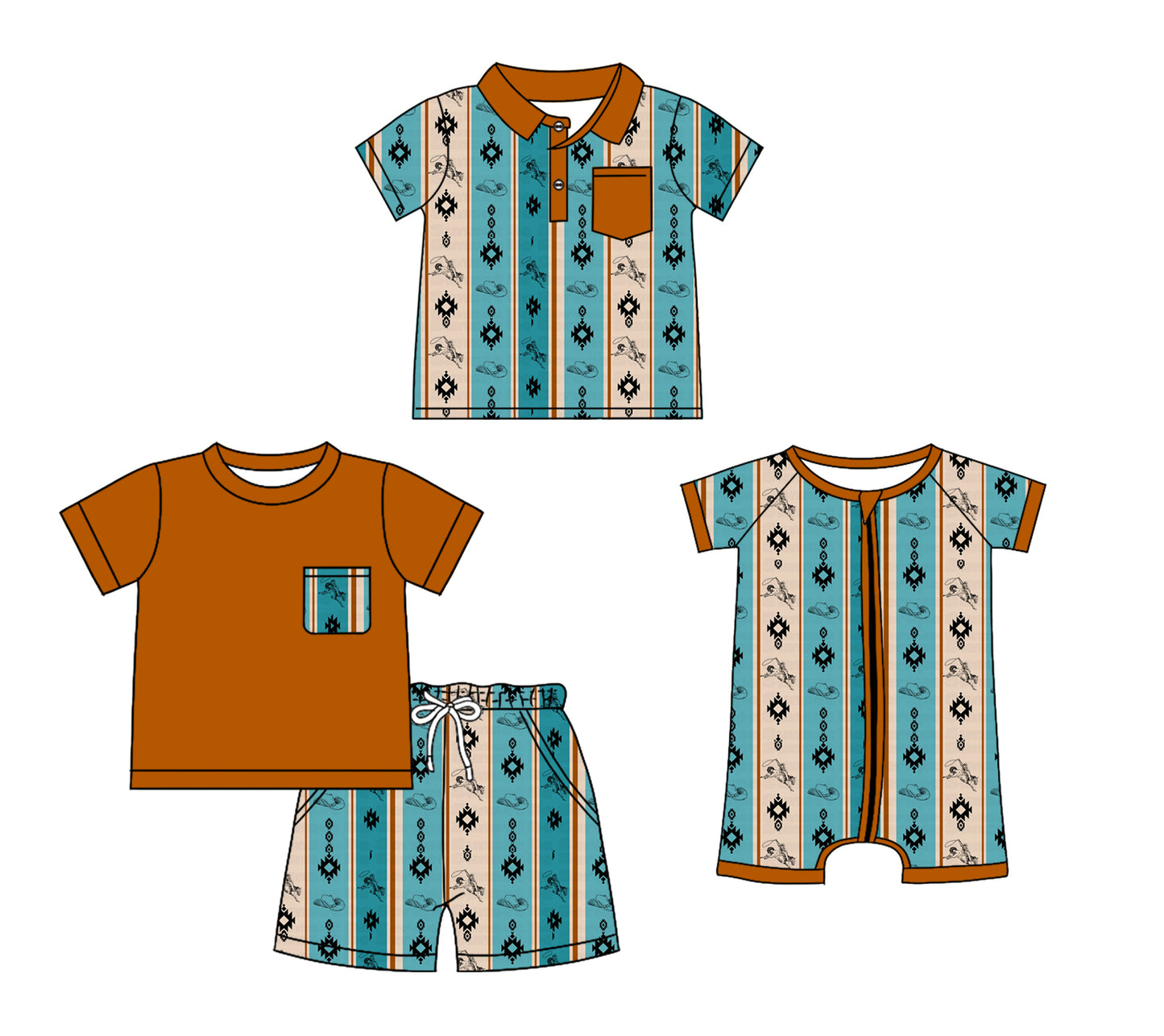 12.10 custom each style moq 5eta 4-6week Sibling Sister baby boy short sleeve shorts sets and boy romper and top match design