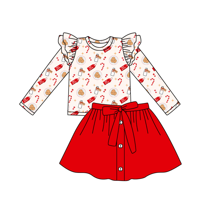 7.4 custom each style moq 5eta 4-6week baby girls clothes Christmas long sleeve dress
