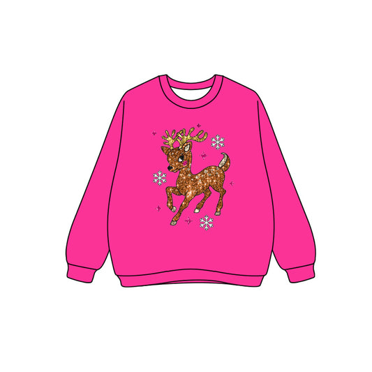 25.7.21 custom each style moq 5eta 4-6week Sibling Sister Christmas rose red baby boy long sleeve top