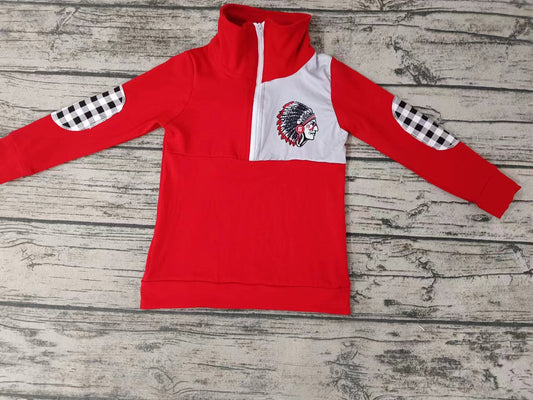 red boys    college pullovers