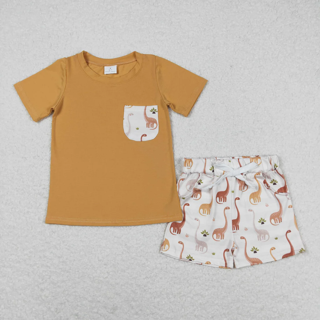 RTS NO MOQ Sibling Baby boy clothes camouflage Short Sleeve shorts Suits