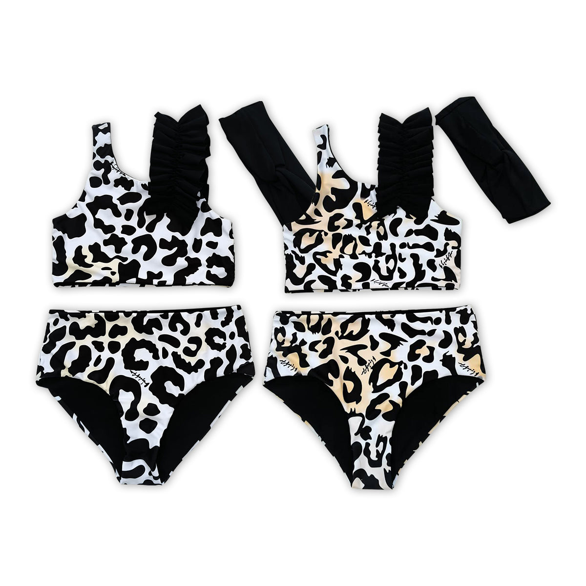 RTS NO MOQ baby girl clothes Short Skirt Set & Swimsuit