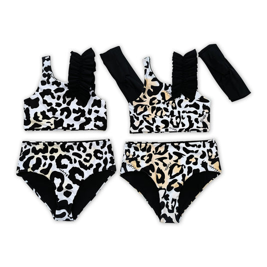 RTS NO MOQ baby girl clothes Short Skirt Set & Swimsuit