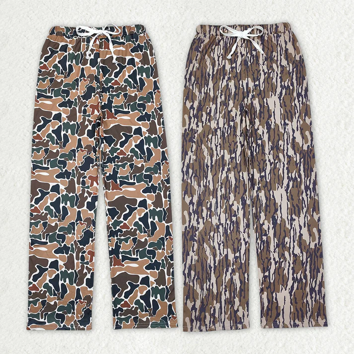 RTS NO MOQ Adult Man Camo Fall Bottom Pants Pajamas Lounge Wear
