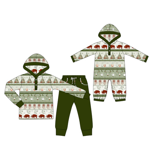 25.9.3 custom each style moq 5eta 4-6week Sibling Sisters cow head baby boy clothes long sleeve pants sets and romper match family design