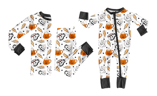 25.8.13 custom each style moq 5eta 4-6week Sibling Sister halloween baby boy long sleeve pants sets and rompers match family design