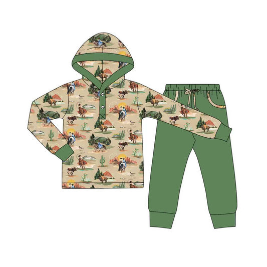 25.8.28 custom each style moq 5eta 4-6week Sibling Sisters riding horse baby boy clothes long sleeve pants sets and romper match family design