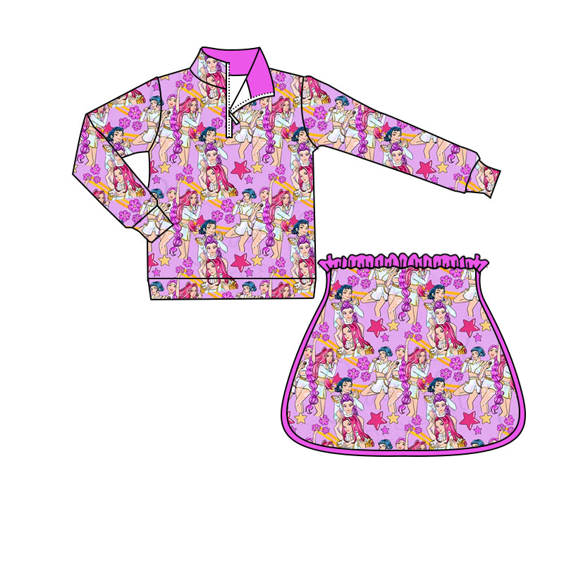 25.10.11 custom each style moq 5 eta 6-8week Sibling Sisters baby girl long sleeve shorts sets 6