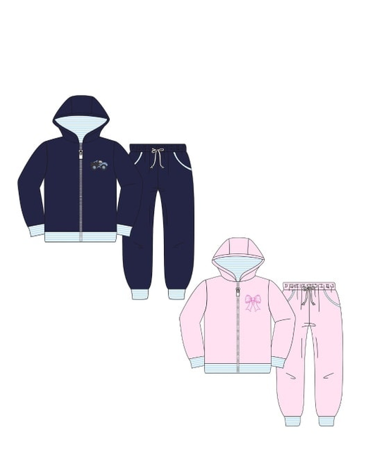Custom moq 5 each style eta 6-7weeks baby girl clothes long sleeve pants sets 1 and sets 2-25.8.11