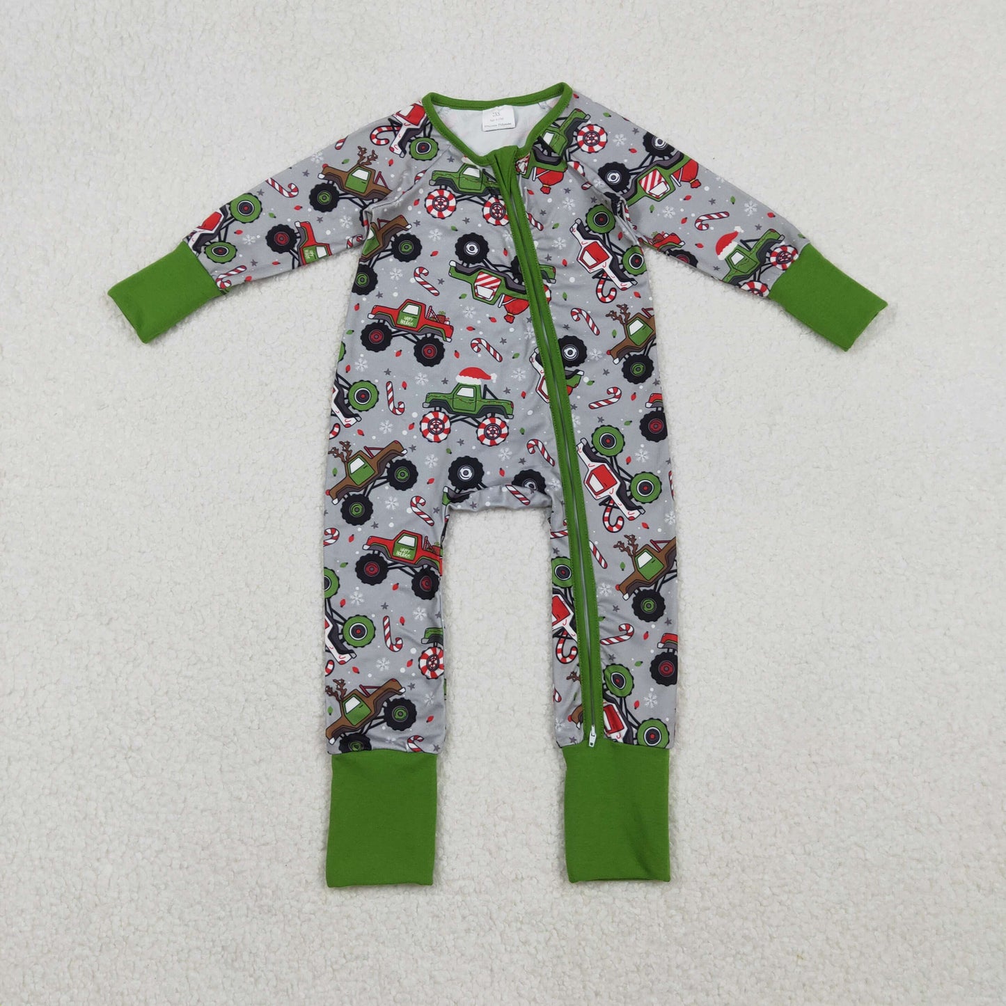 RTS NO MOQ Sibling Baby boy girls clothesChristmas long-sleeve rompers