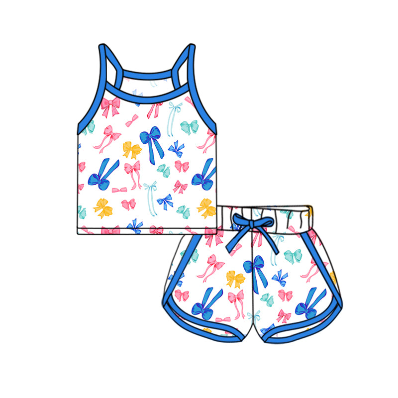 2.28 custom each style moq 5eta 4-6week Sibling Sister baby girl set and set 6 match family design