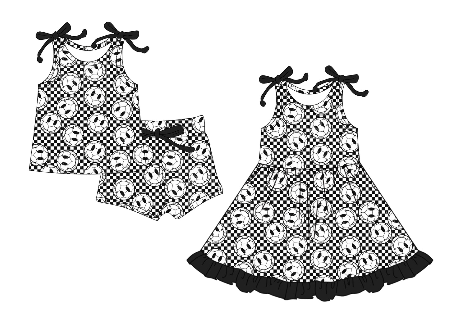 4.4 custom each style moq 5eta 4-6week Sibling Sister smiley baby girl short sleeve shorts sets and dresses match design