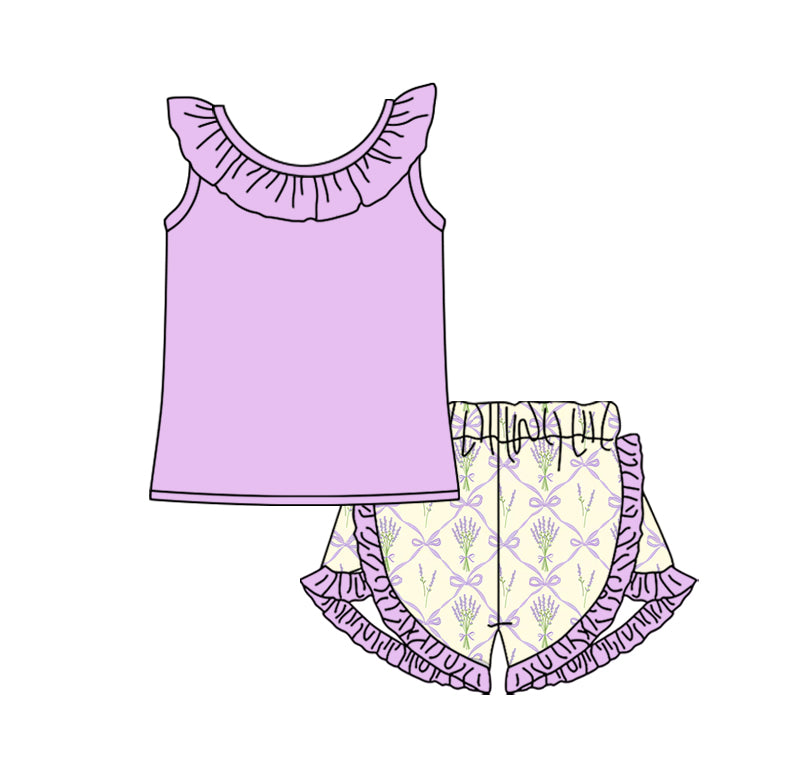 11.27 custom each style moq 5eta 4-6week Sibling Sister bow floral baby girl short sleeve shorts fish sets 1 and easter sets 2 match design