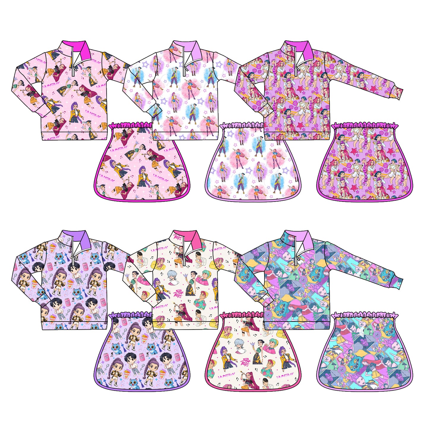 25.10.11 custom each style moq 5 eta 6-8week Sibling Sisters baby girl long sleeve shorts sets 6
