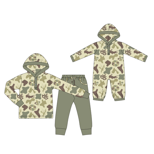 25.9.3 custom each style moq 5eta 4-6week Sibling Sisters camouflage baby boy clothes long sleeve pants sets and romper match family design