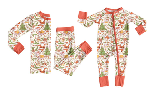 25.7.1 custom each style moq 5eta 4-6week Sibling Sisters Christmas baby boy long sleeve pants sets and rompers match family design