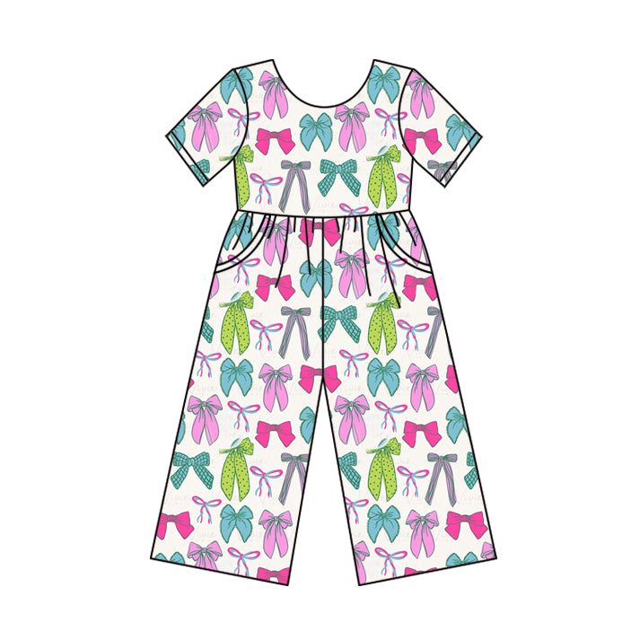 25.5.24 custom each style moq 5eta 4-6week Sibling Sister baby girl short sleeve jumpsuit 1 and jumpsuit 4 match design