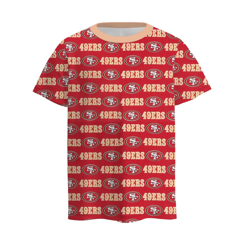 Custom moq 5 mix size milk silk summer team baby girls and boys clothes red short sleeve dress and top 2-25.10.24