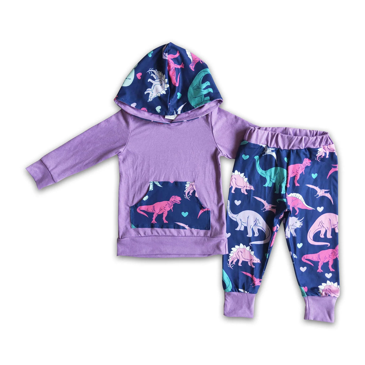 RTS NO MOQ Sibling baby boy clothes hooded long sleeve Clothes Sets