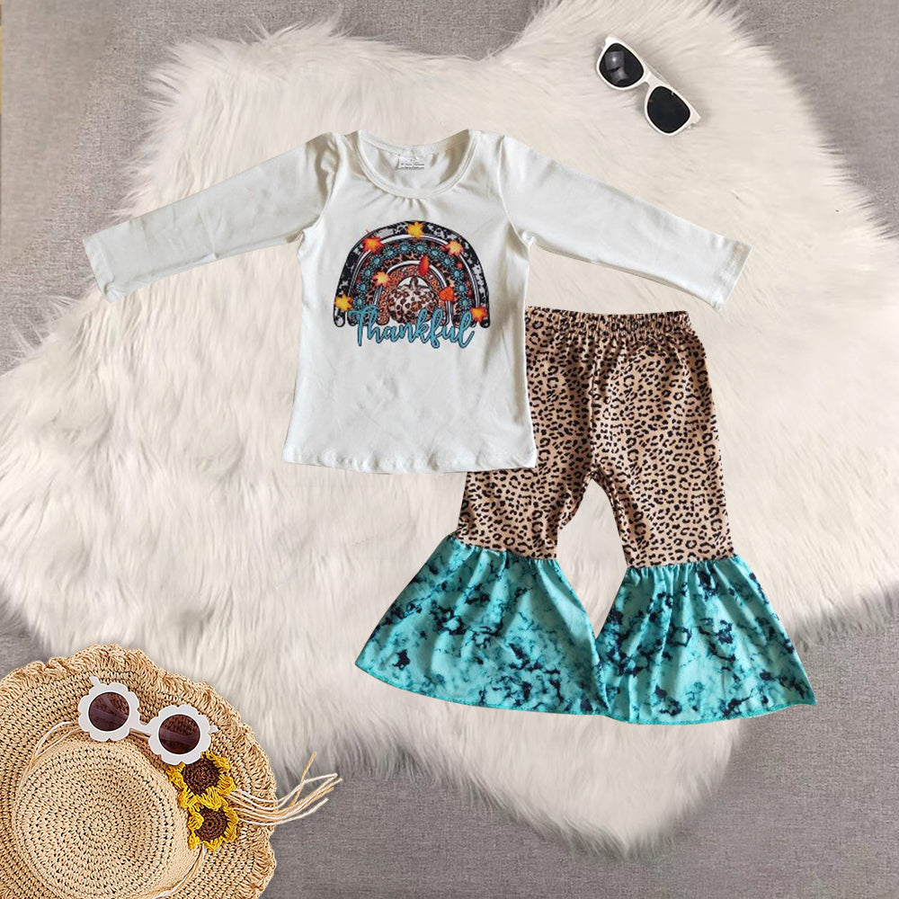 RTS NO MOQ Sibling baby girls clothes halloween long-sleeved trousers suit