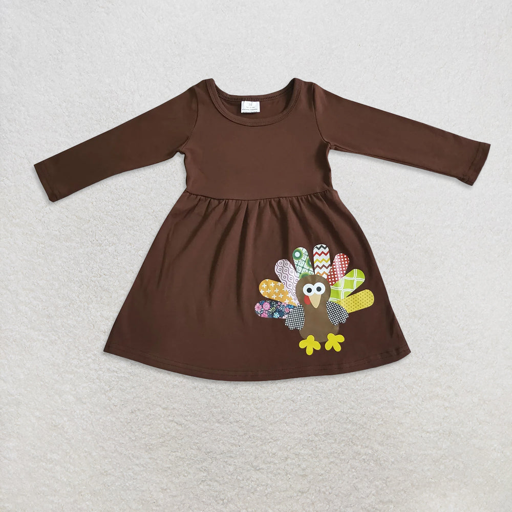 RTS NO MOQ Sibling baby girl boy clothes turkey long sleeve dresses and top
