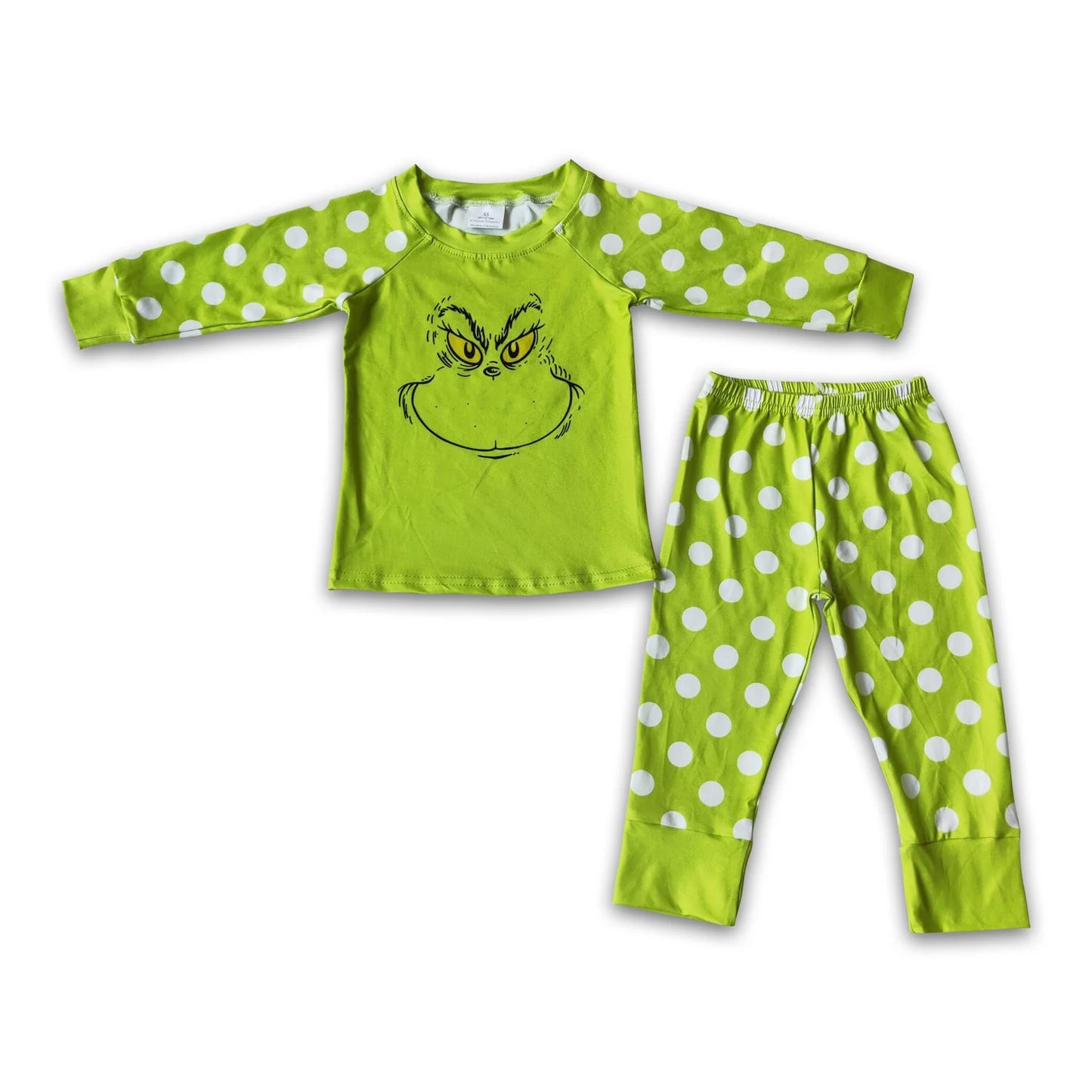 RTS NO MOQ Sibling milk silk Cute Clothes Baby Girls Christmas Long Sleeve Top Pant Holiday Outfit Set