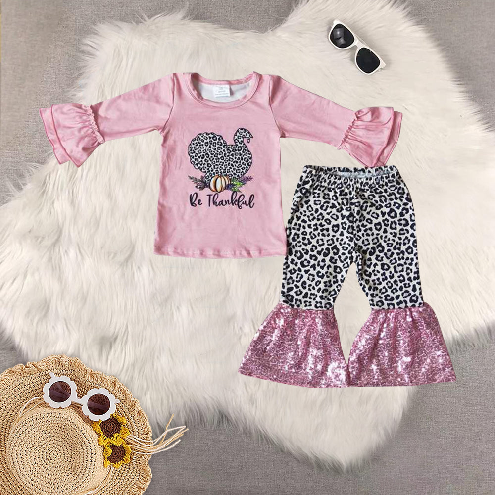 RTS NO MOQ Sibling baby girls clothes halloween long-sleeved trousers suit