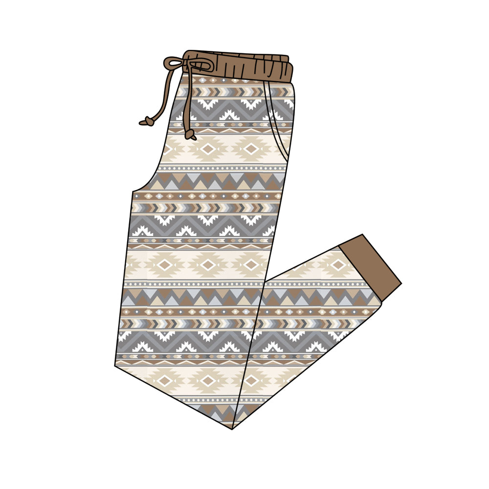5.22custom each style moq 5eta 4-5week Sibling Sister Indian style print brown boys outfits and baby romper and aldult shorts match family design