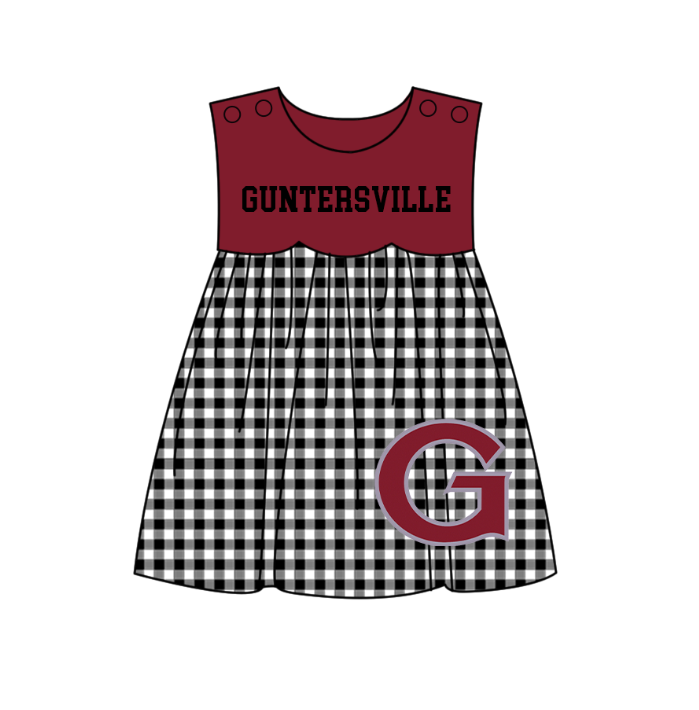 Custom moq 5 mix size milk silk summer teams baby girl boys clothes Red Black and white checkered short sleeve shorts sets 3 and dress and rompers 2 series