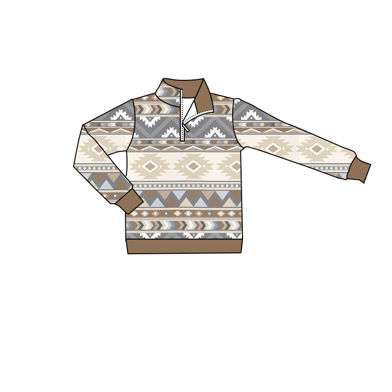 5.22custom each style moq 5eta 4-5week Sibling Sister Indian style print brown boys outfits and baby romper and aldult shorts match family design