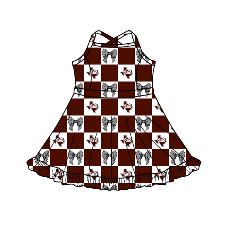 Custom moq 5 mix size milk silk summer teams Baby Girl Dark Red Sleeveless Top Skirts Set Dress And Shorts Yoga Outfit Boy's Short-Sleeved Polo Shirt And Romper