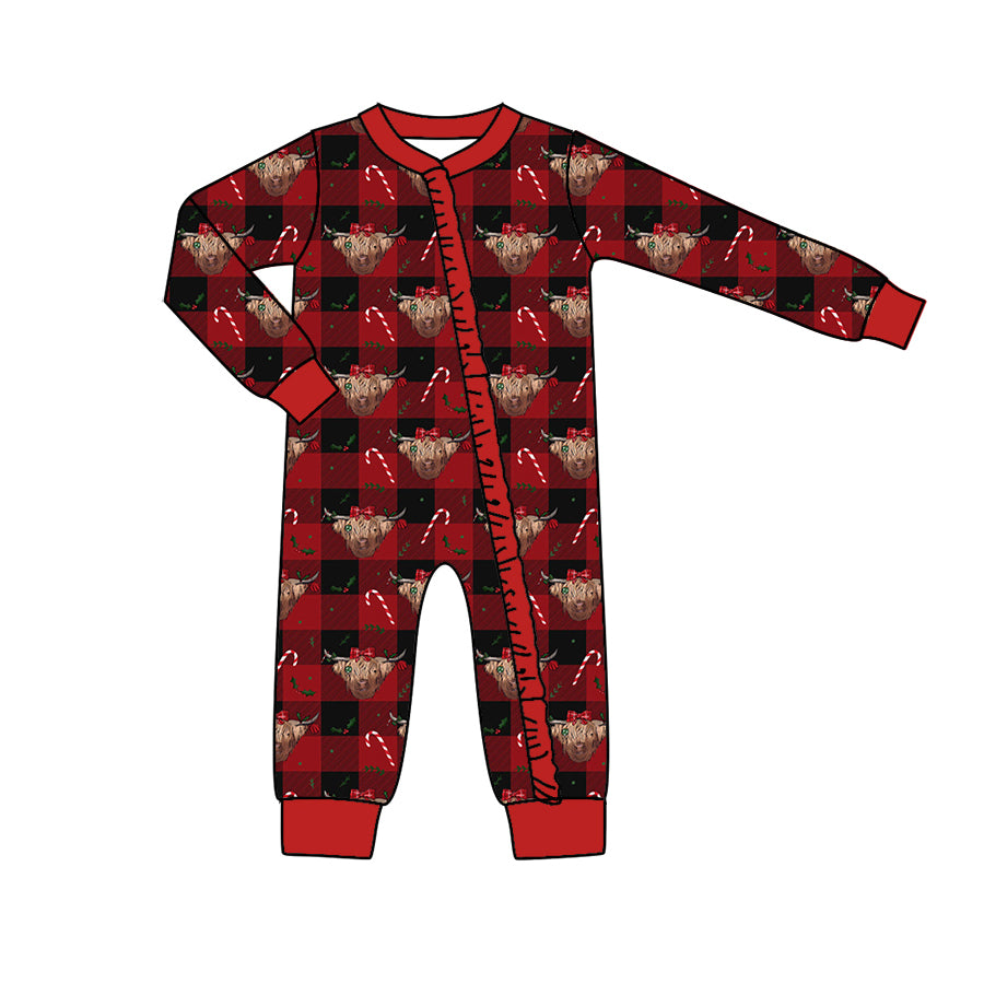 6.29 custom each style moq 5eta 4-6 week Sibling Sister Christmas red baby girls outfits and romper match family design