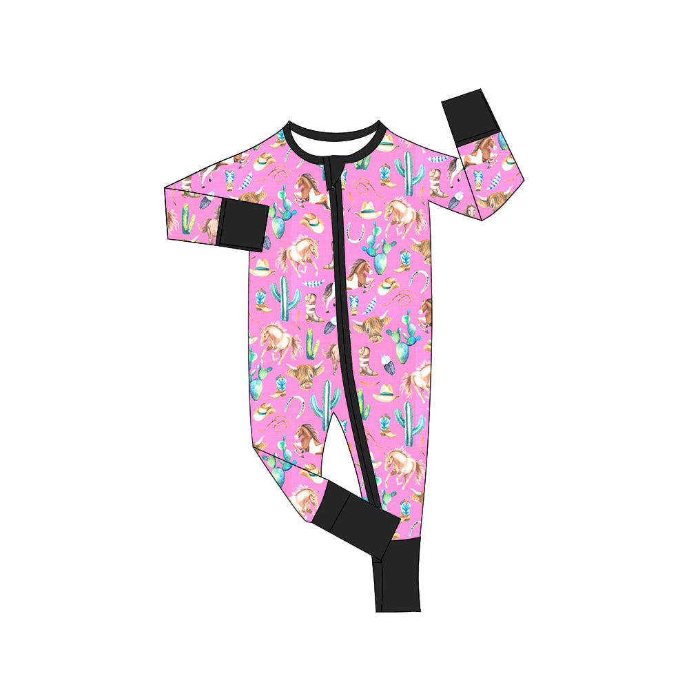 5.23 custom each style moq 5eta 4-5week Sibling Sister Catcus pink girls outfits and baby romper and aldult shorts match family design