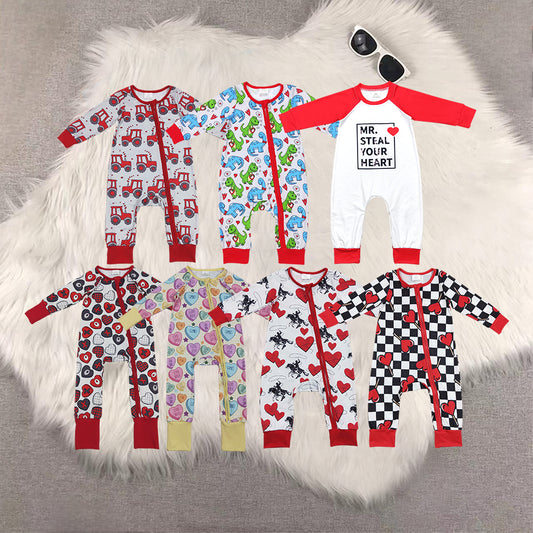 RTS NO MOQ Sibling Baby Boy girl clothes long-sleeved rompers