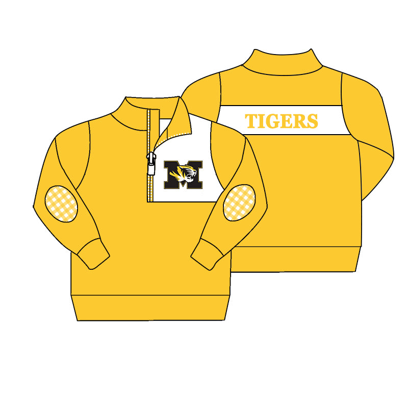 Custom moq 5 mix size milk silk summer teams baby girls clothes yellow hooded long sleeve pants sets and hooded top and pant and top 2-25.8.21