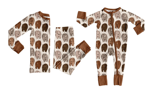 25.8.15 custom each style moq 5eta 4-6week Sibling Sister bear baby boy long sleeve pants sets and rompers match family design