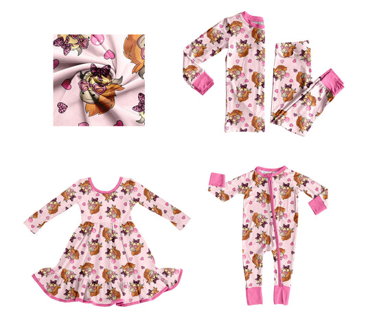 25.9.27 custom each style moq 8 eta 6-8week Sibling Sisters love baby girl long sleeve pants sets and dress and rompers match family design