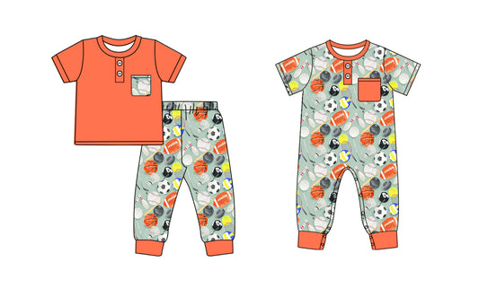 5.5 custom each style moq 5eta 4-6week Sibling Sisters baseball baby boy short sleeve pants sets and rompers match family design