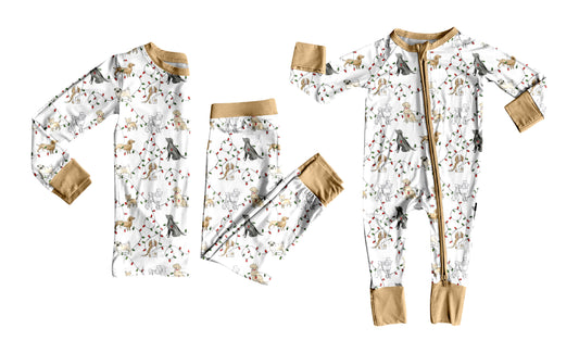 25.6.17 custom each style moq 5eta 4-6week Sibling Sisters puppy baby boy long sleeve pants sets and rompers match family design
