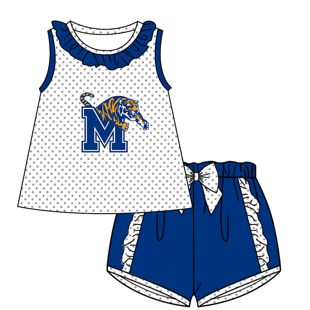 Custom moq 5 mix size milk silk summer teams baby girl boys clothes blue short sleeve shorts sets 2 and pants sets and rompers 2 series