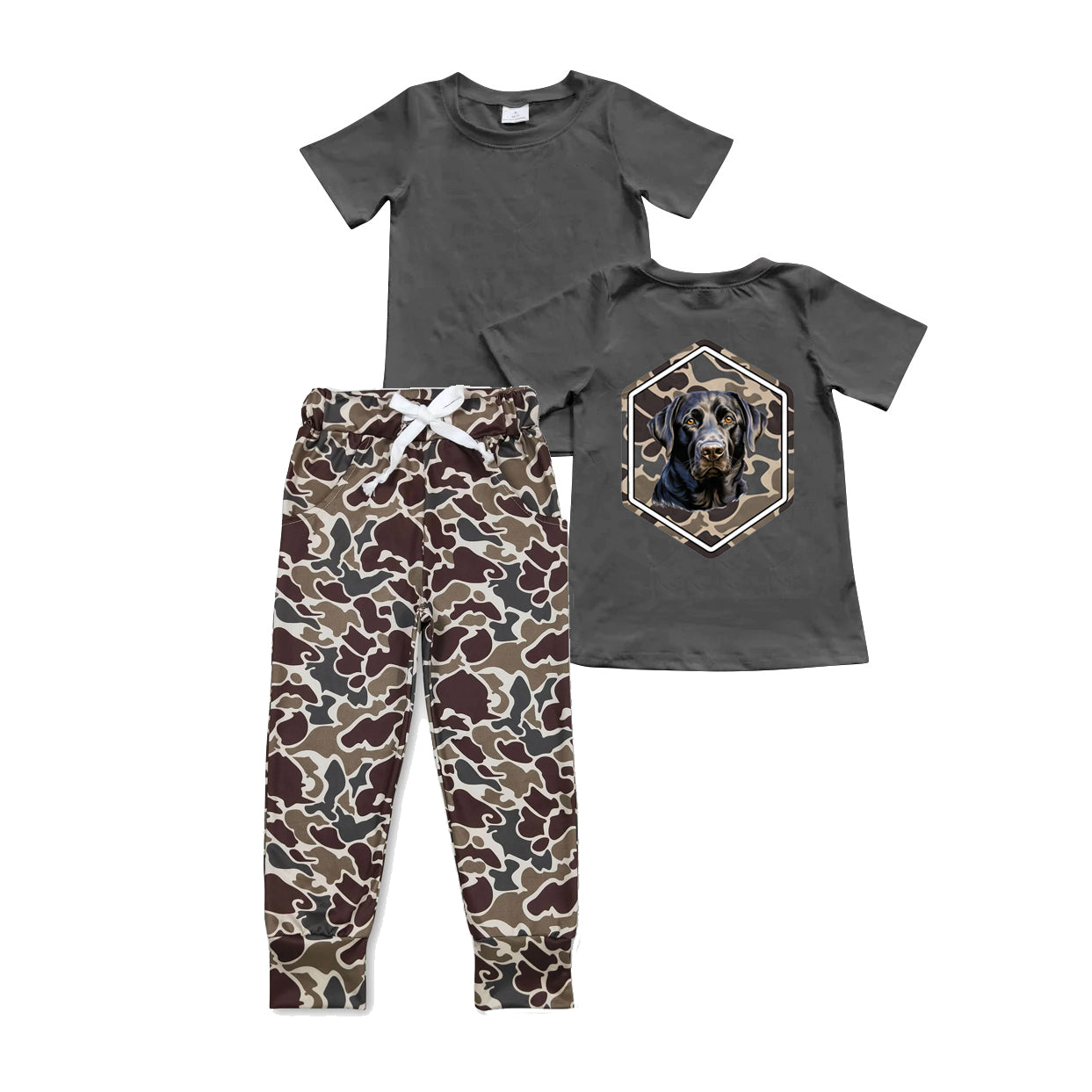 11.2 custom each style moq 5eta 4-6week Sibling Sister camouflage baby girls short sleeve pants sets 1 and boy short sleeve pants sets 2 match design