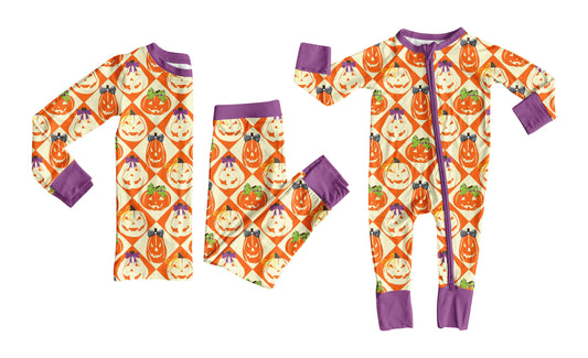 25.8.1 custom each style moq 5eta 4-6week Sibling Sister pumpkin baby boy long sleeve pants sets and rompers match family design