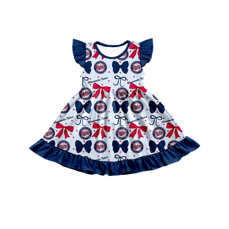 Custom moq 5 mix size milk silk summer teams baby girls clothes team bow blue sleeveless skirts sets and dress 1 and dress 2 and top-25.6.20