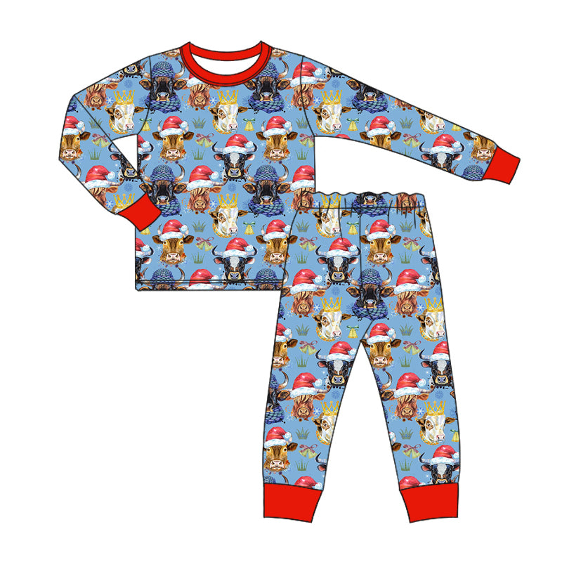 8.8 custom each style moq 5eta 4-6week Sibling Sister Christmas navy blue baby boys sets and rompers match family design