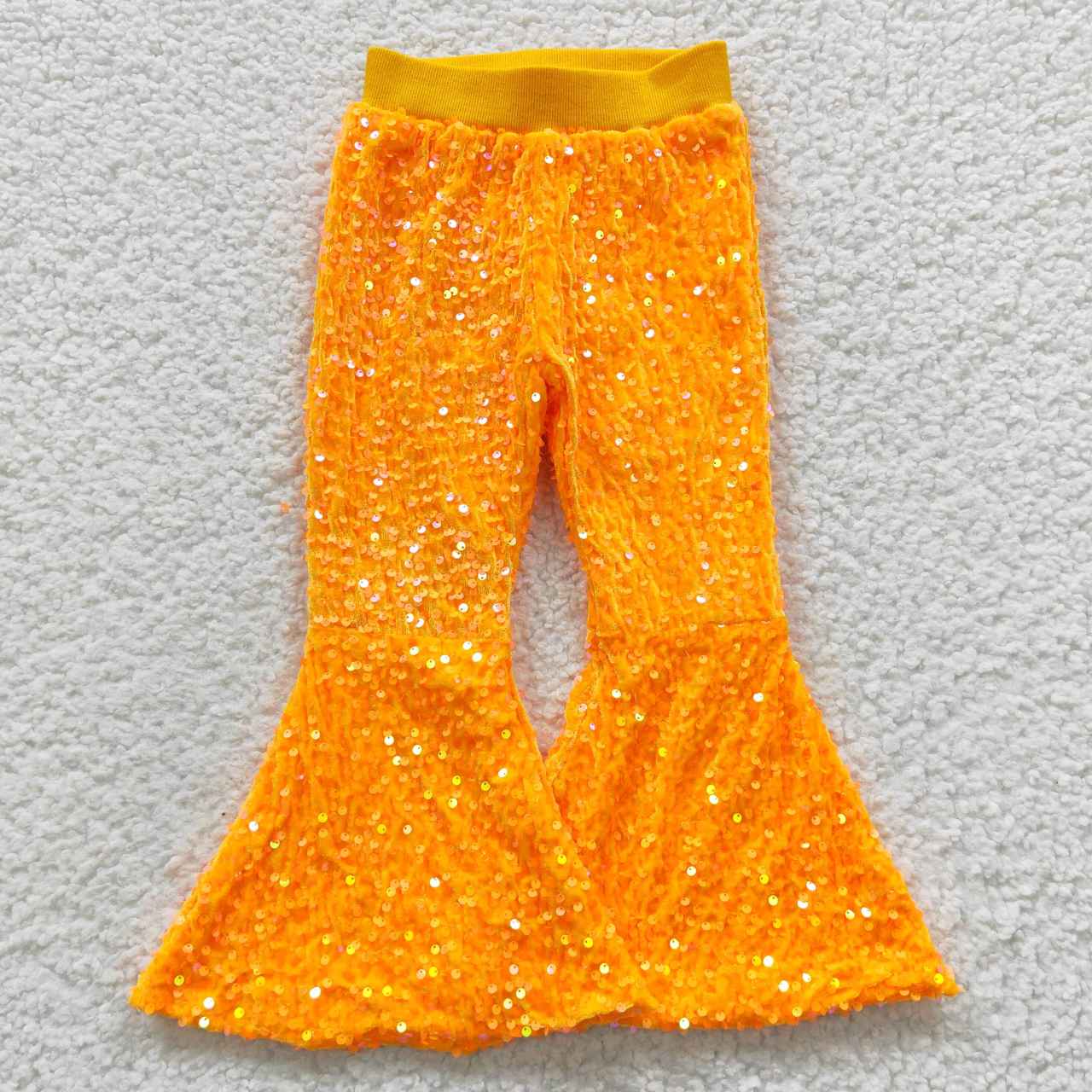 P0149 Bright Orange Sequined Trousers