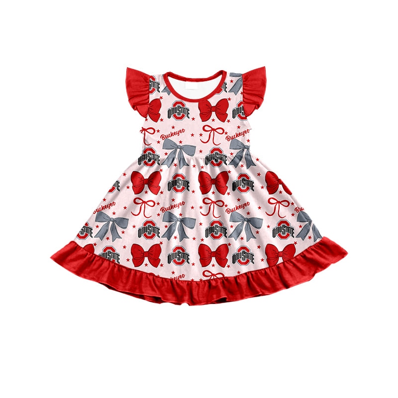 Custom moq 5 mix size milk silk summer teams baby girls clothes team bow red sleeveless skirts sets and dress 1 and dress 2 and dress 3-25.6.27