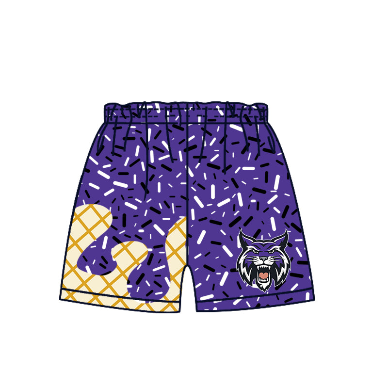 Custom moq 5 mix size milk silk baby girls clothes team purple hooded long sleeve tops and skirt and dress and shorts 1 and shorts 2-25.7.4