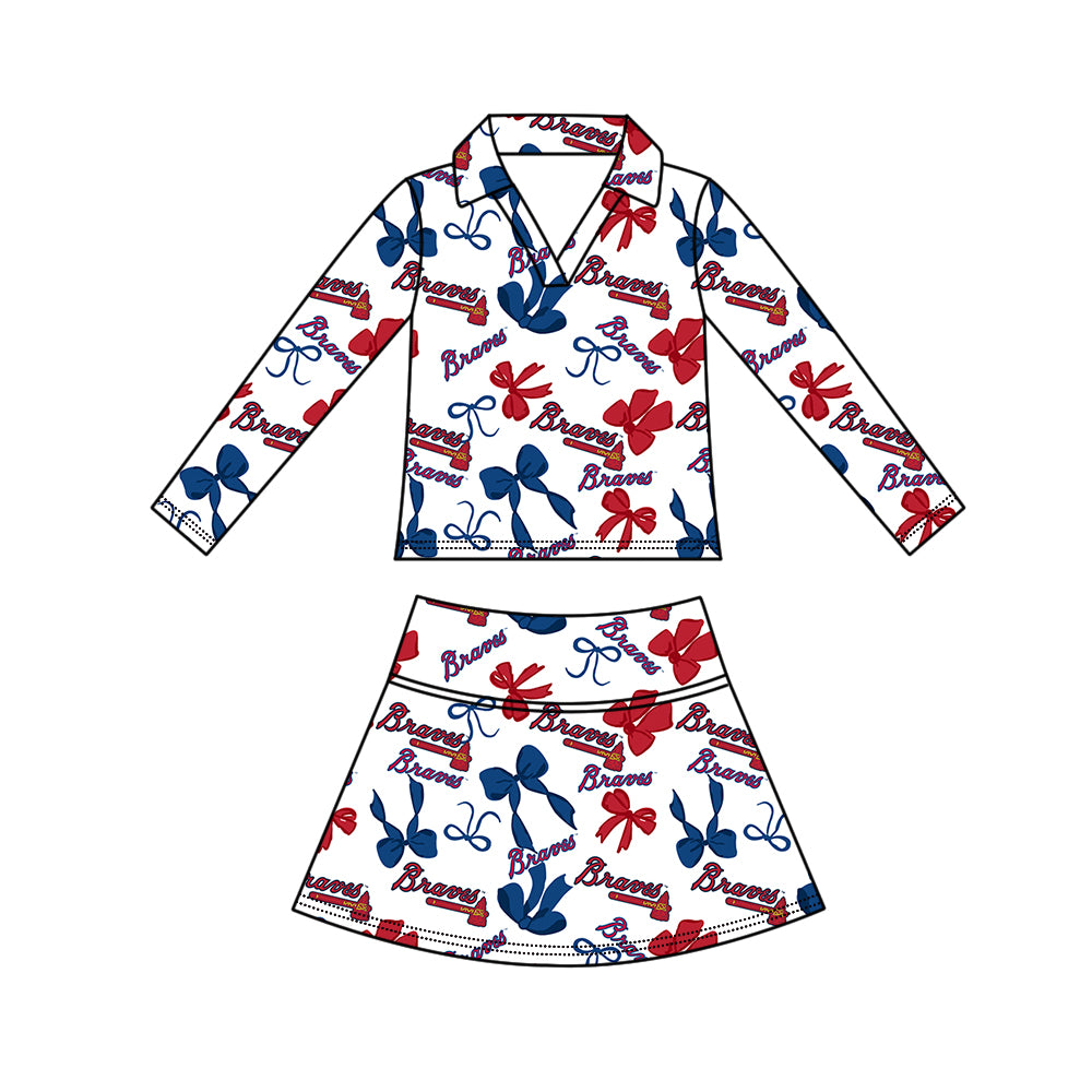 Custom moq 5 mix size milk silk summer teams Red Girls Polka Dot Sleeveless Top Shorts Set Top Skirt Short Set Long Sleeve Pullover Tops