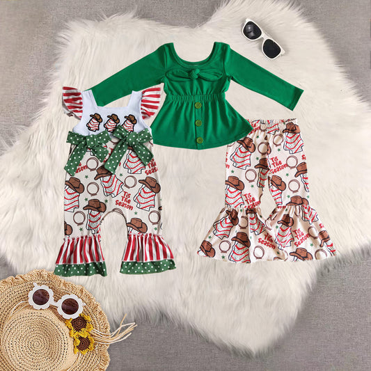 RTS Sibling baby girl clothes long Sleeve Shorts sets romper